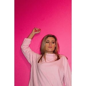 baby pink turtle neck sz large